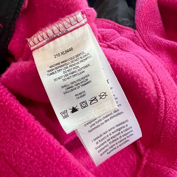 Columbia Women's Fuchsia and Black Jacket Pockets Barbie - Picture 11 of 12